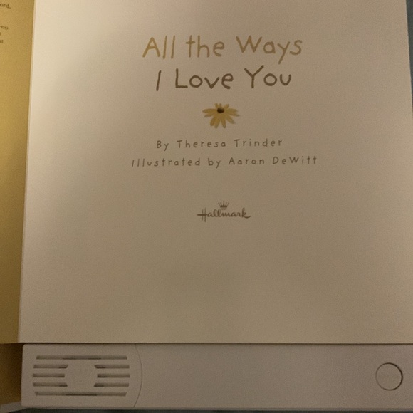 All the Ways I Love You - Recordable storybook - Picture 3 of 6